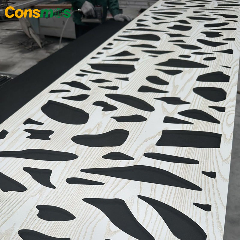 High Density Polyester Pet Acoustic Panel Wooden Veneer for Recording Room