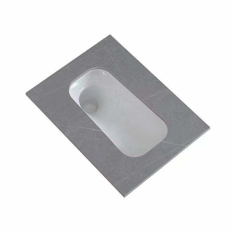 Bathroom Sanitary Ware New Modern Squat Pan Toilet with S-Band Deodorant Rock Slab Squatting Pan