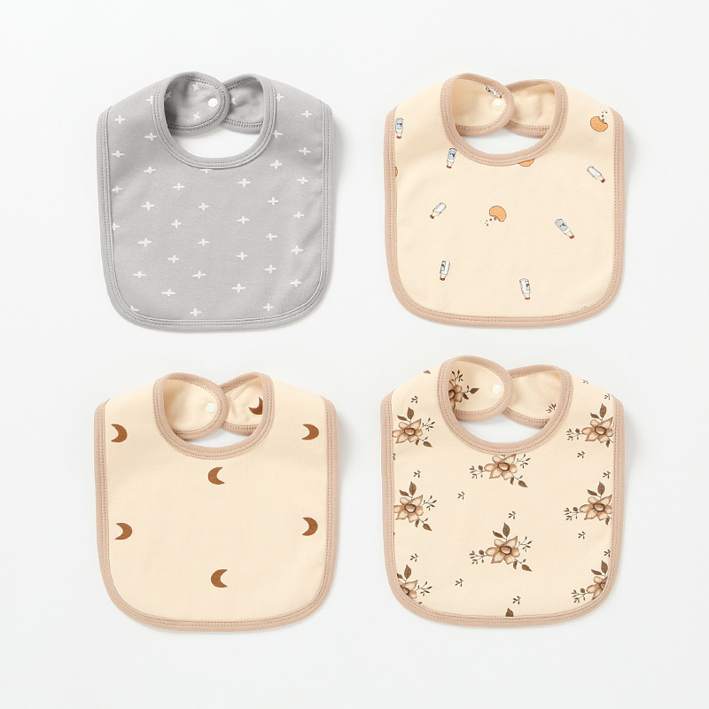 Baby Saliva Towel Cotton Waterproof Pocket Newborn Baby Bib