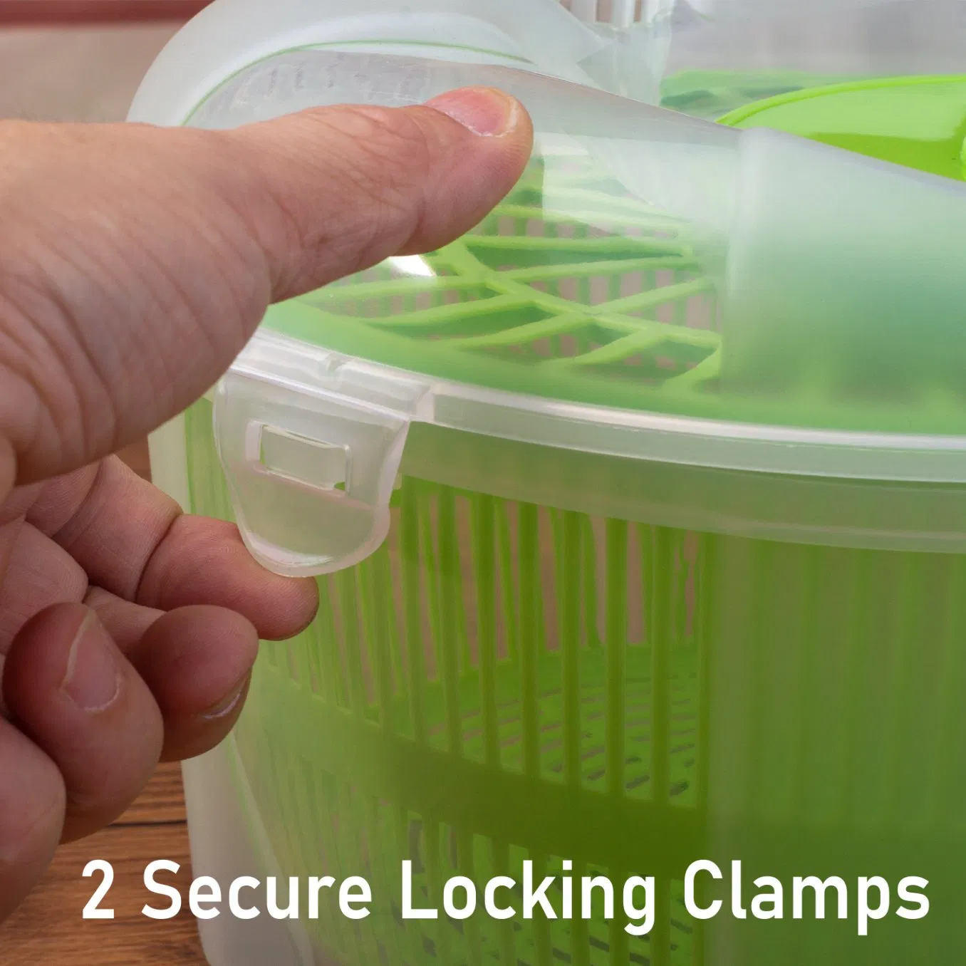 Spin Fresh Classic Hand Crank Food Dryer Your Manual Home Vegetable Spinner