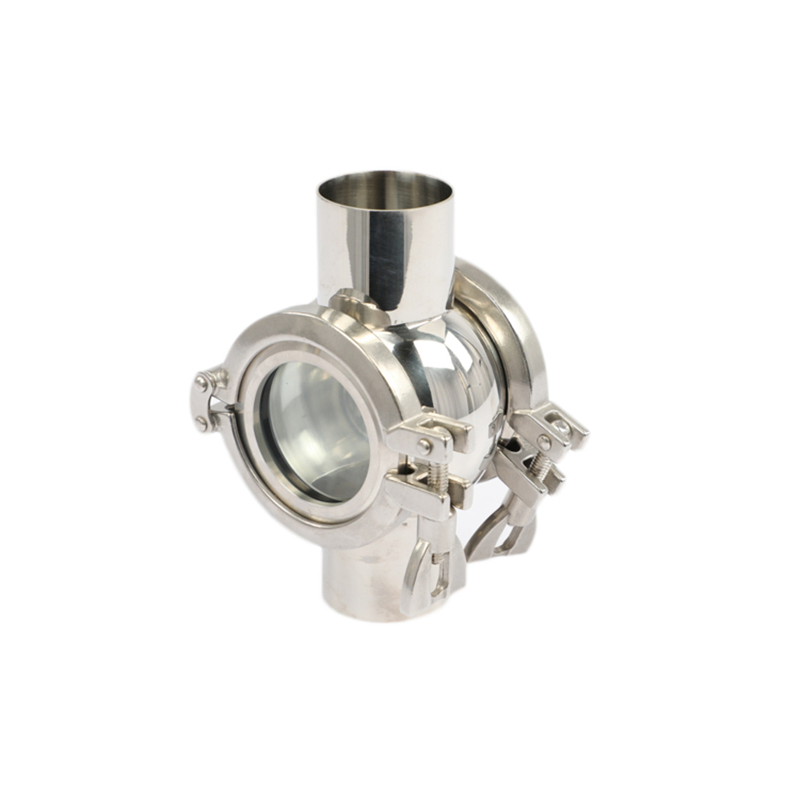Sanitary Stainless Steel 316 Four Way Explosion-Proof Sight Glass