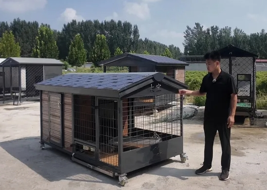 Weather-Resistant All-Size Solid Wood Dog House
