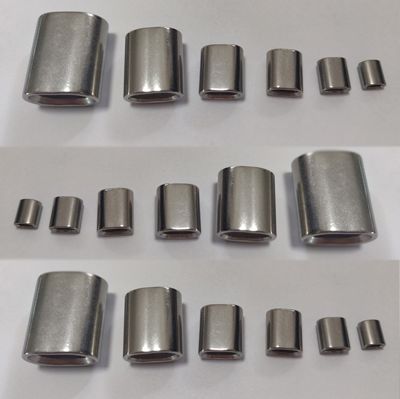 Premium Black Stainless Steel Crimping Oval Sleeves for 1/8 Wire Rope