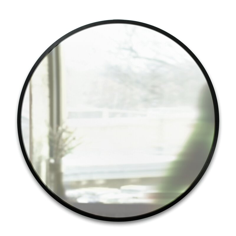 Metal Framed Mirror Round Decorative Mirror Living & Bathroom Wall Mounted Framed Mirror for Home Furniture