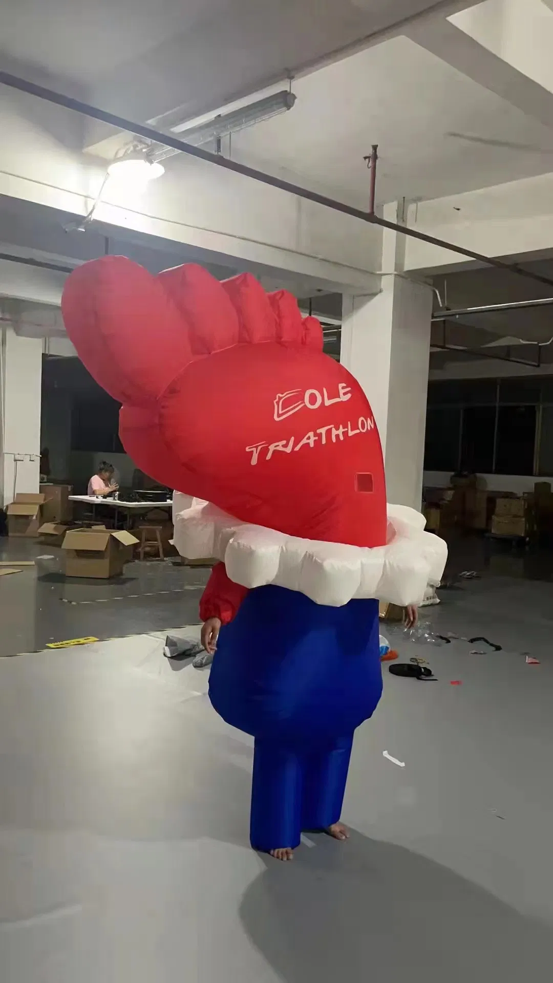 Boyi Inflatable Advertising Foot Costume Inflatable Walking Costume