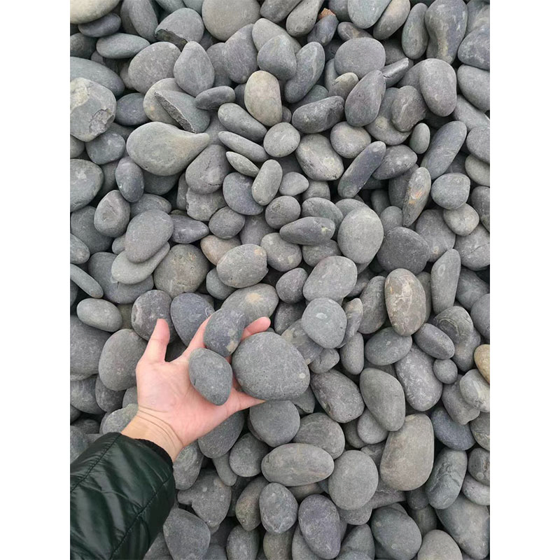 Garden Paving Landscaping River Stone Black Pebbles Outdoor Decoration Price