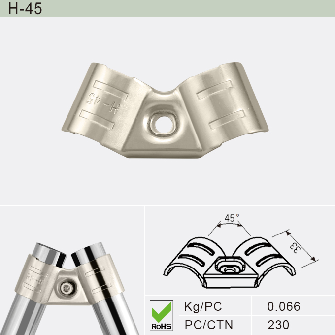 Nickel Plated Metal Joint SUS/ABS/PE Coated Pipe (H-10)