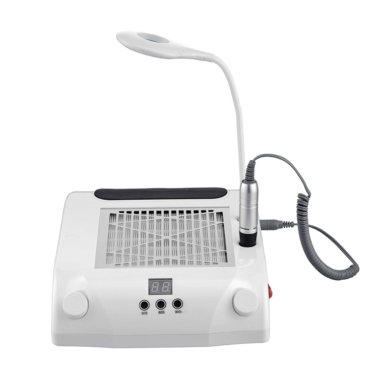 6 in 1 Manicure Nail Dust Extractor with UV Lamp