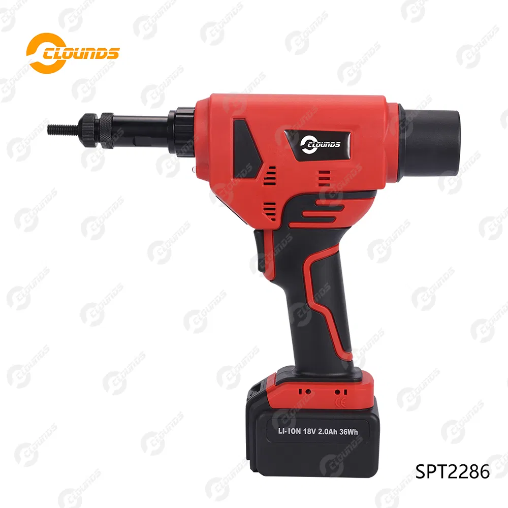 Spt2286 M3 M4 M5 M6 M8 Li-ion Battery Fasterner Tools Nut Riveter Gun