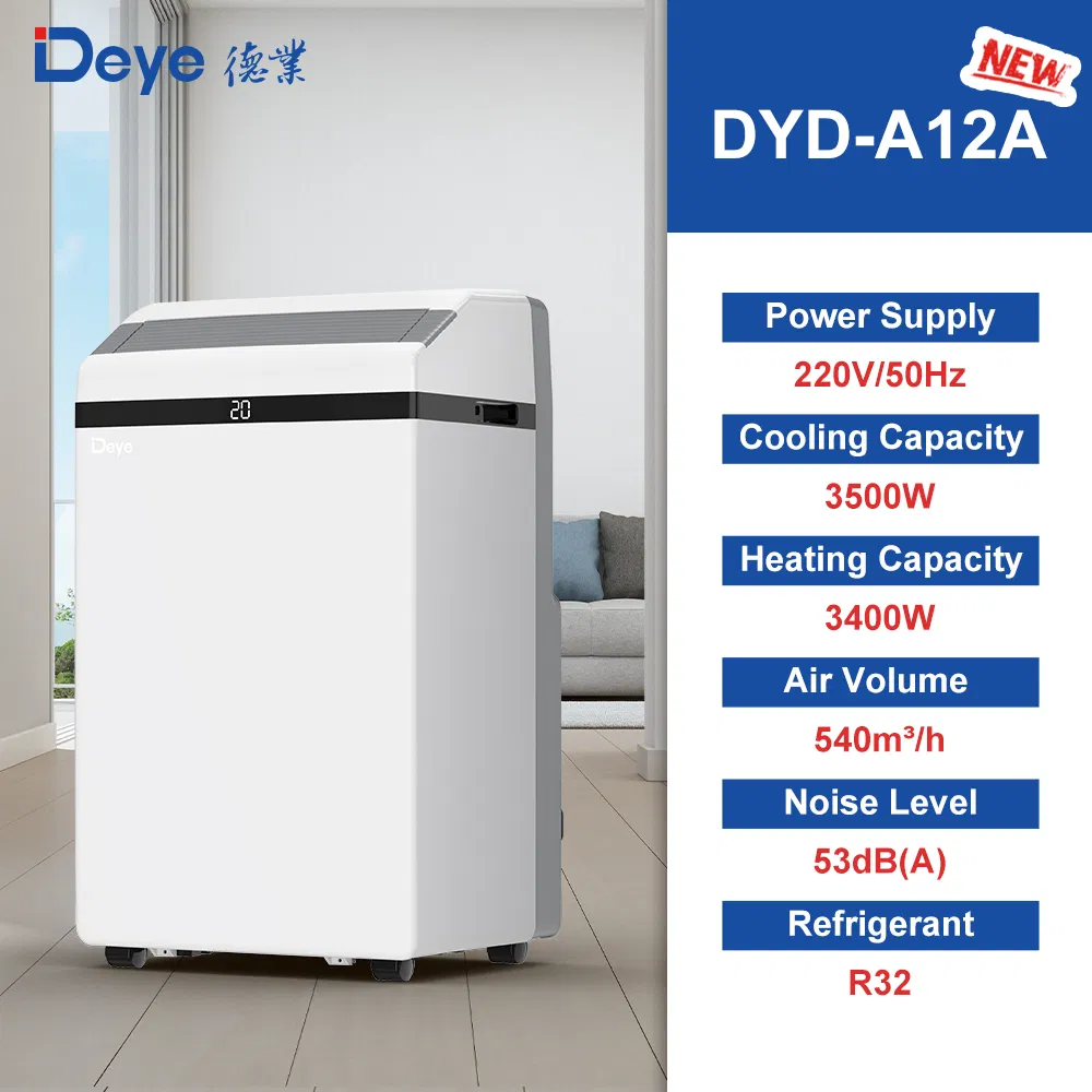 Deye Dyp-A12A Quallity Guarantee R32 Quiet Mobile 12000 BTU Air Conditioner