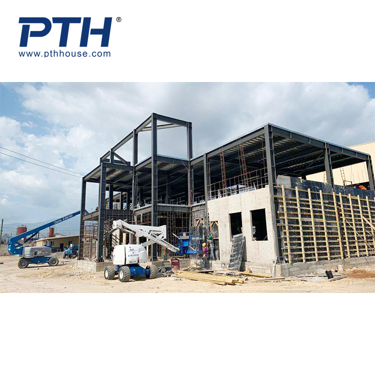 Three Story Steel Structure for Office Building