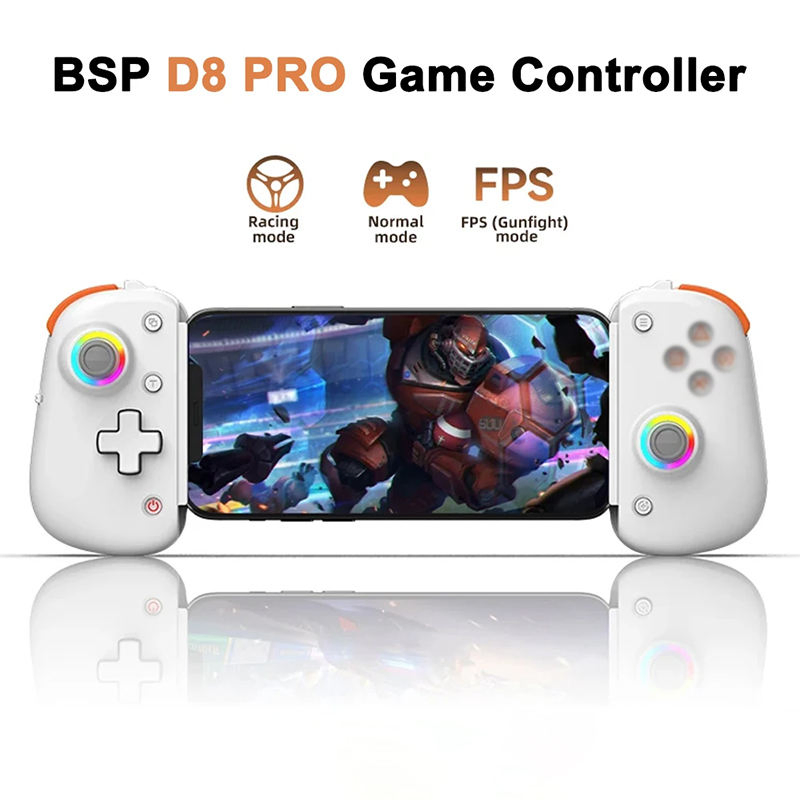 Игровой контроллер D8 PRO RGB для Switch, ПК, Android, iOS