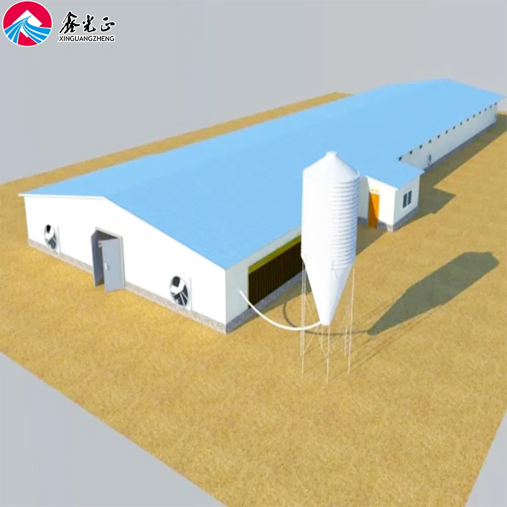 Prefabricated Steel Structure Poultry Chicken House Construction for Sale