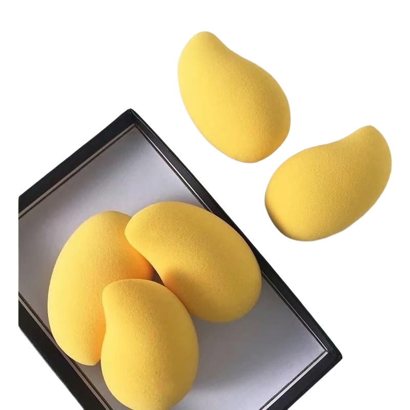 Mango Makeup Egg Set Powder Puff Does Not Eat Powder Sponge Egg Dry and Wet Mango Makeup Egg