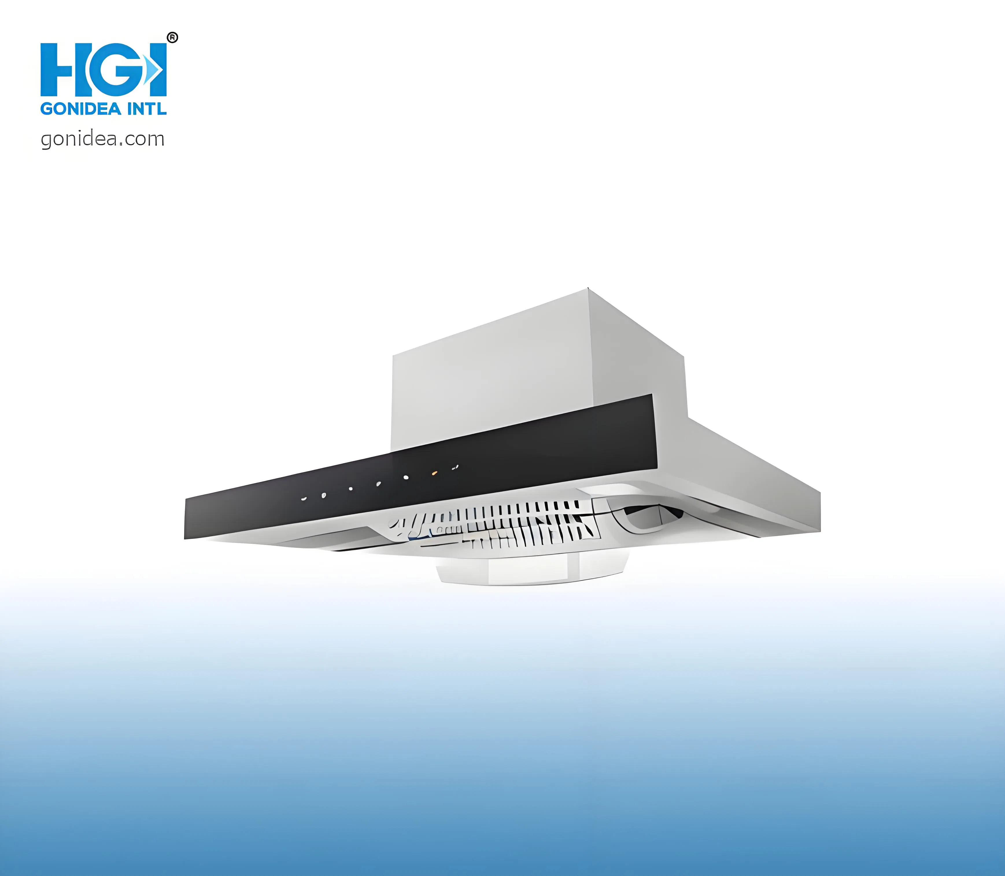 Luxury Ceiling-Mounted Touch Control 3 Speeds Circle Kitchen Range Hood Tgj600d13gl23