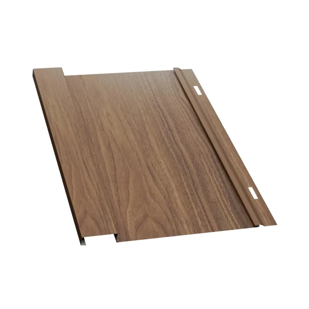 5.5'' 6'' New Exterior Wall Designs House Wall Covering Metal Siding Wall Panel