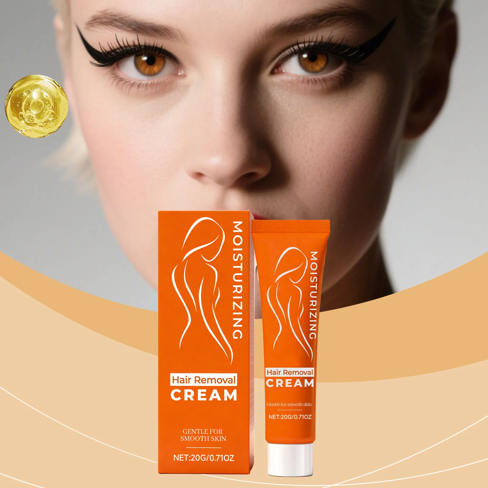 Wholesale Gentle Herbal Daily Facial Care Cream Fast and Effective Hair Removal Cleansing Moisturizing for Smooth Skin
