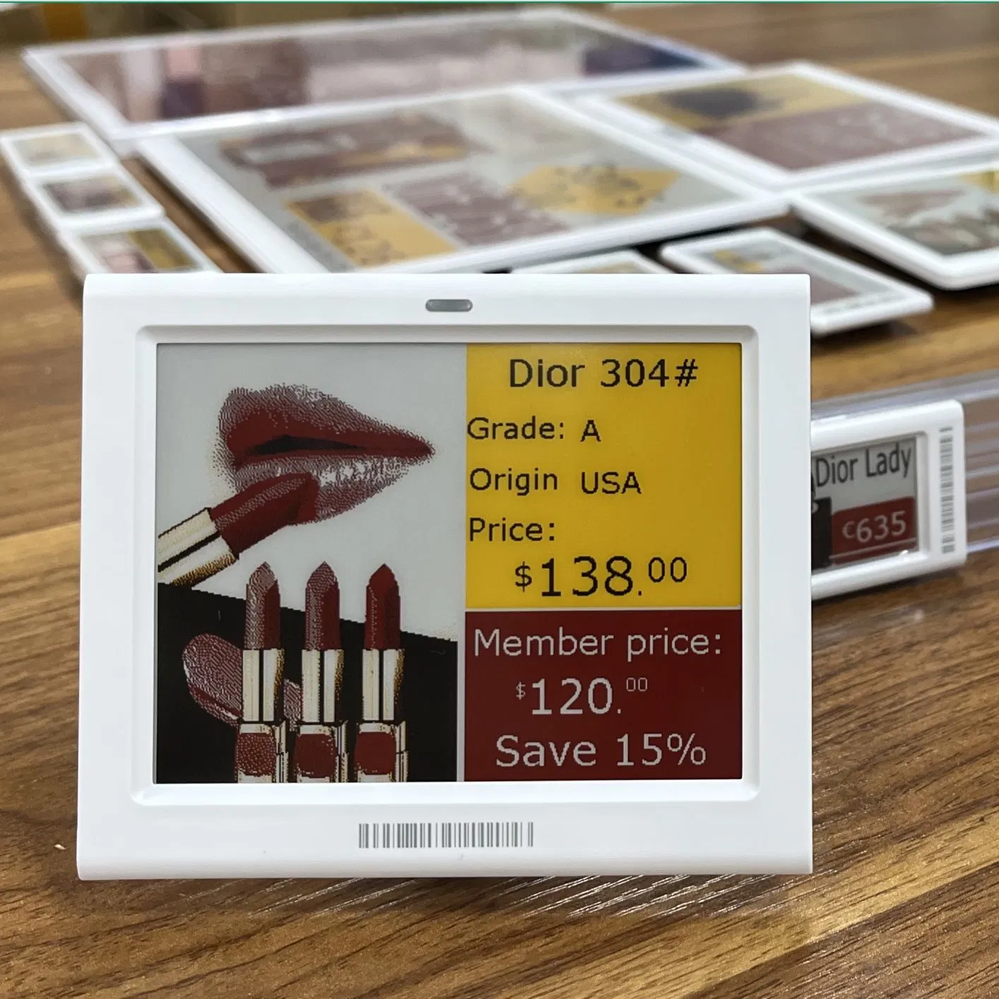 Customized to Sample 4.2 High Resolution NFC E Ink Display Wireless ESL Price Tag Supermarket Solution with WiFi and English Support Timely Action