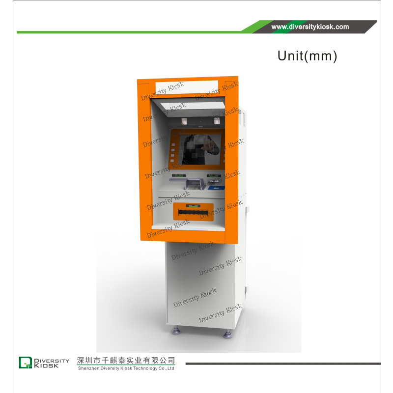 Deposit Withdraw Cash Mini Saving Bank Banknote Deposit Machine ATM Automatic Teller Machine Self Service Kiosk Cash Deposit and Dispensing Machine