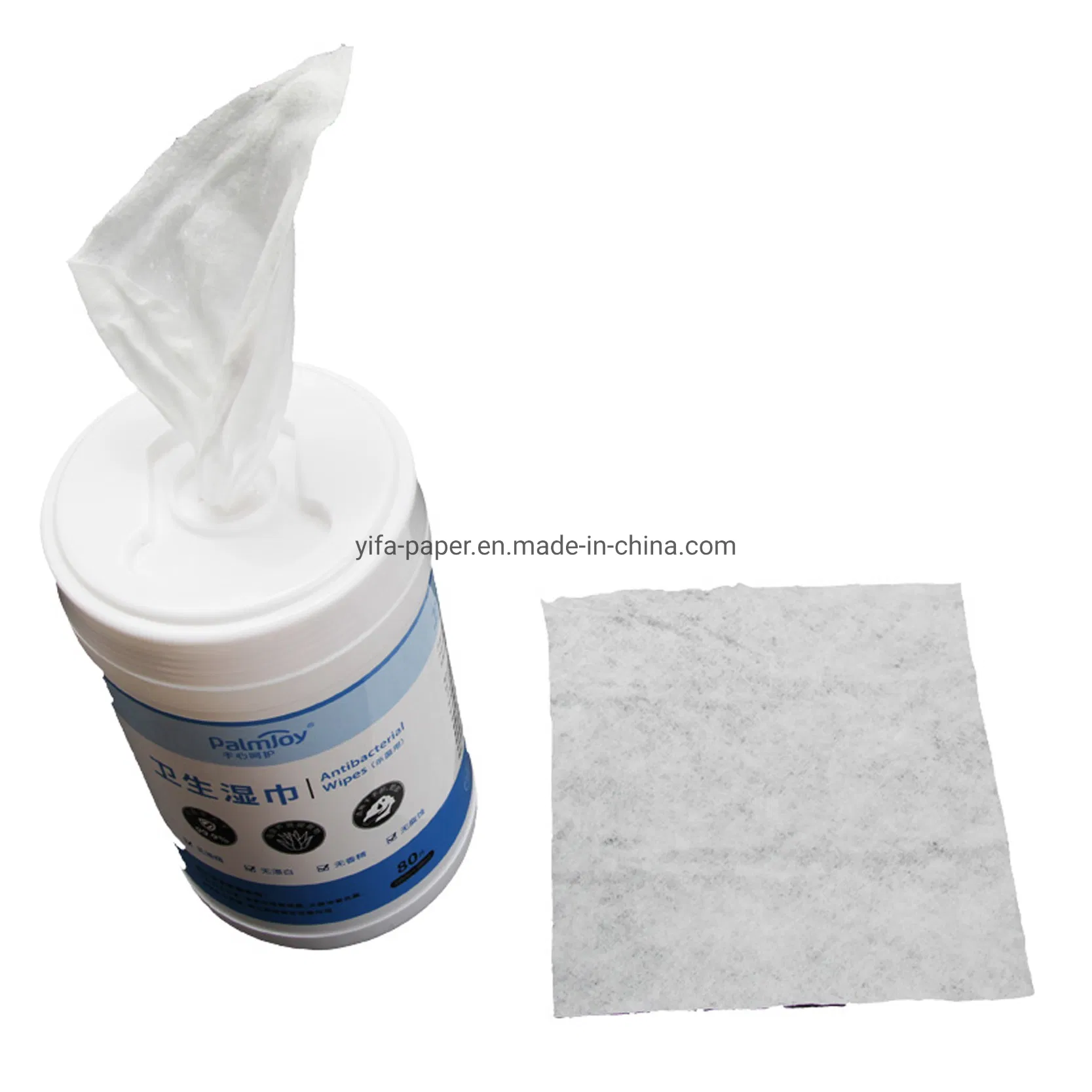 Tub Packing Anti-Bacterial Wet Wipes Germs Killing Wet Wipes