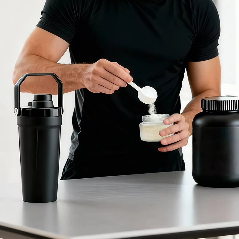 Термос-шейкер 720 мл для спорта и фитнеса