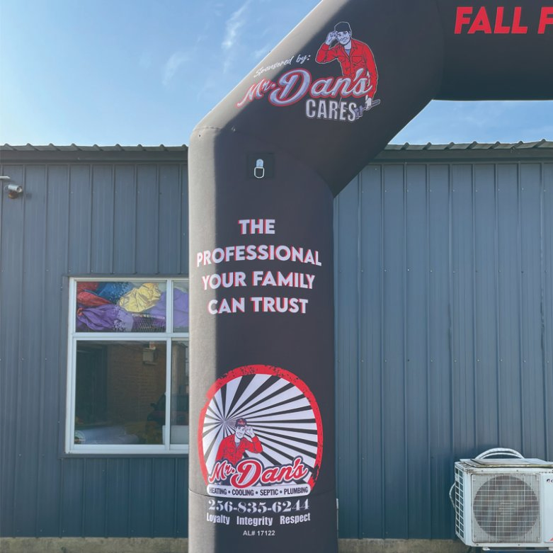 Outdoor Custom Inflatable Arch with Blower