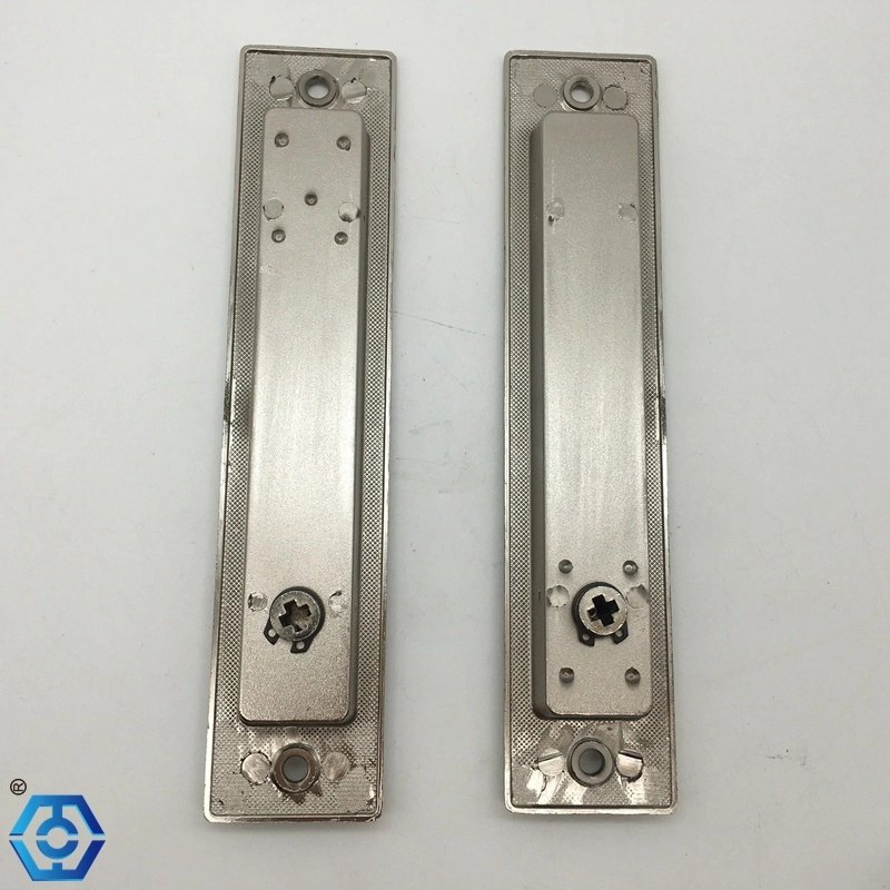 Brushed Silver Privacy Pocket Indoor Bathroom Balcony Hook Sliding Door Lock