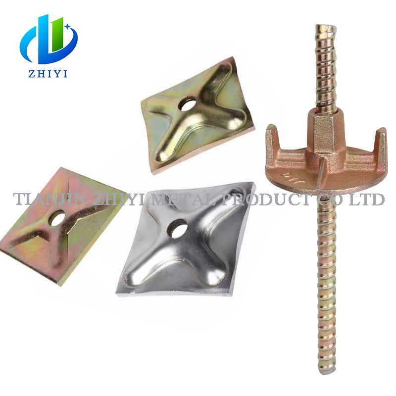 6m Competitive Formwork Steel Tie Rod Scaffolding Steel Climbing Wing Nut Suppliers 16mm 17 mm ( Half Thread 4PCS 10mm M10 Bal