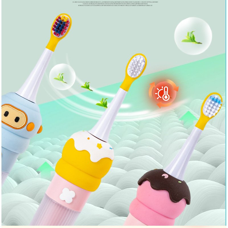 Fun Color-Changing Smart Toothbrush for Kids Ages 3-14