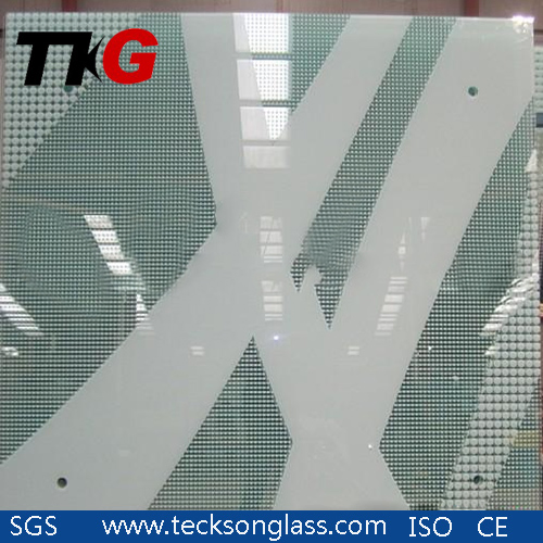 10mm Silk Screen Printing Glass/Ceramic Fritted Customized Decorative Printed Building Glass Frost for Building Glass
