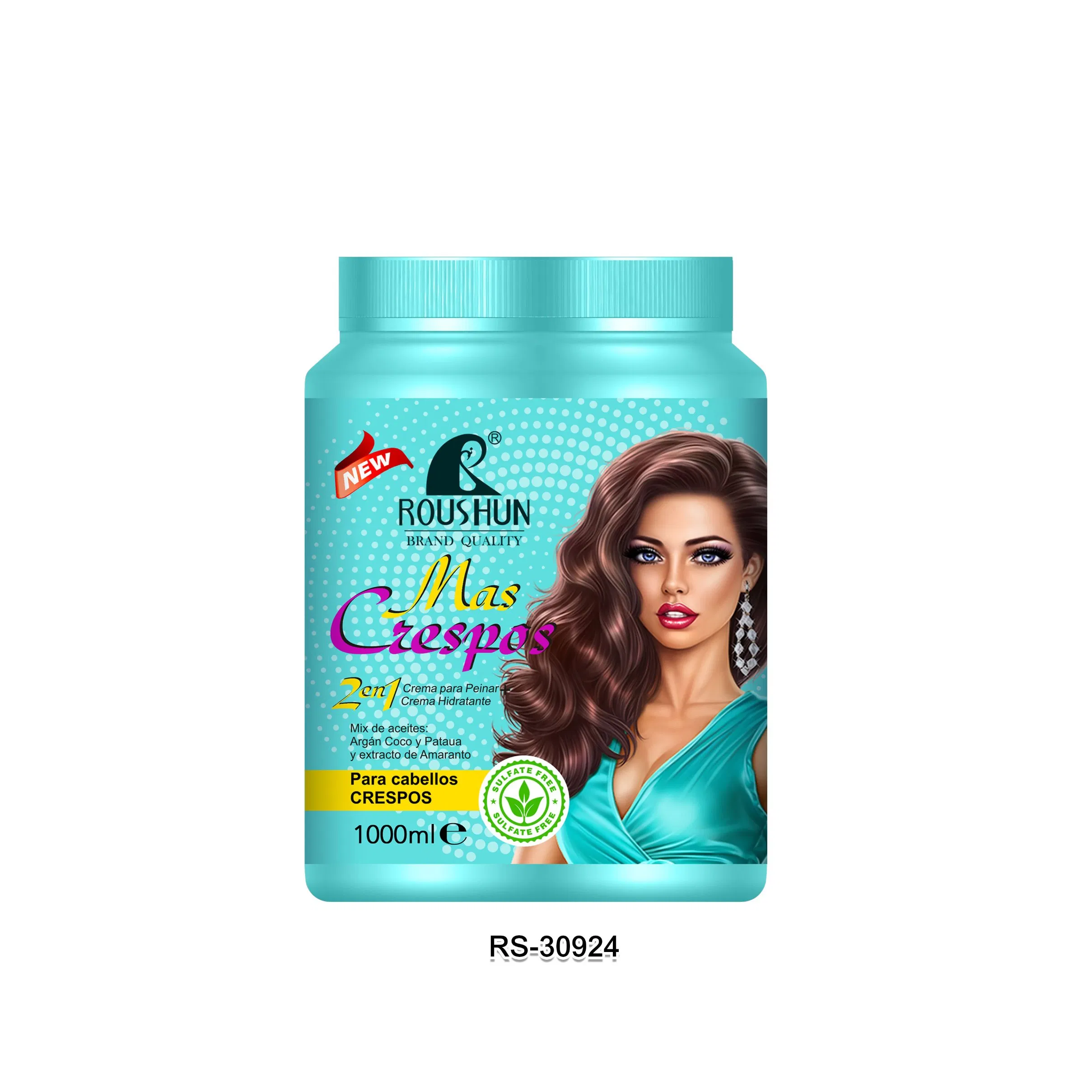 Roushun 2-in-1 Hair Care: Fix Dry Frizz for Ultra-Soft Curls