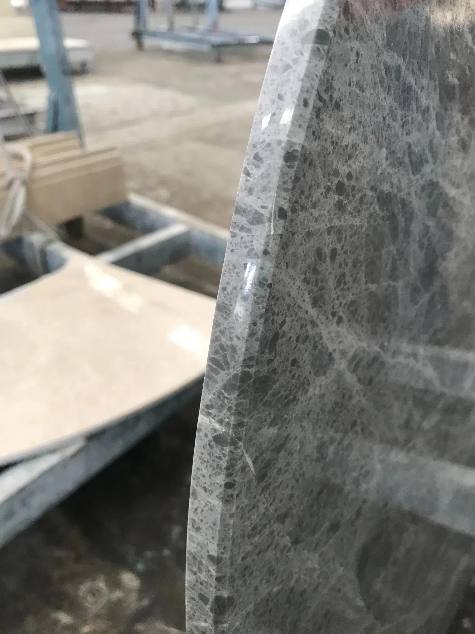 Natural Grey Marble Stone for Countertops Island Top