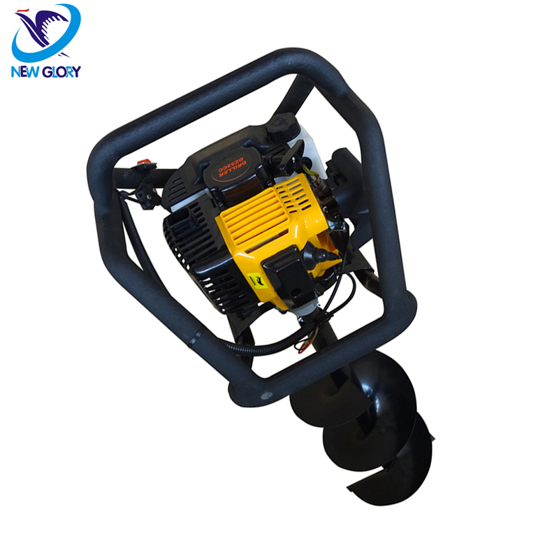 High Quality 52cc Gas Powered Post Hole Digger Earth Auger