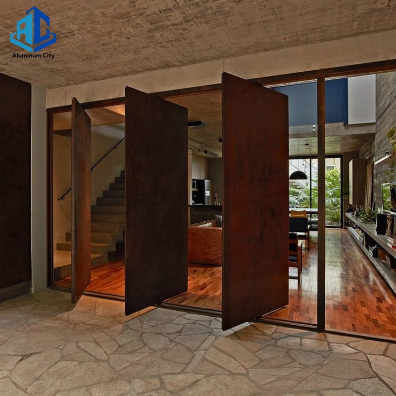 Traditional Design Laser Cut Corten Steel Art Screen for Outdoor Garden & Landscape (Customized Panel)