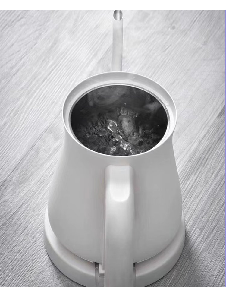 0.7L Auto-Shut off Electric Coffee Kettle Hervidor De Agua ELé Ctrico Black Gooseneck Coffee Electric Kettle with Spout