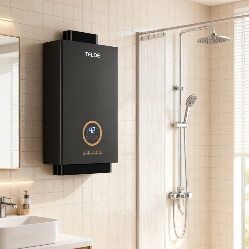 High-Performance Gas Water Heater with Adjustable Temperature Control