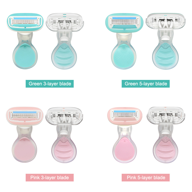 Premium Women's Body Razor with Customizable Replaceable Blades