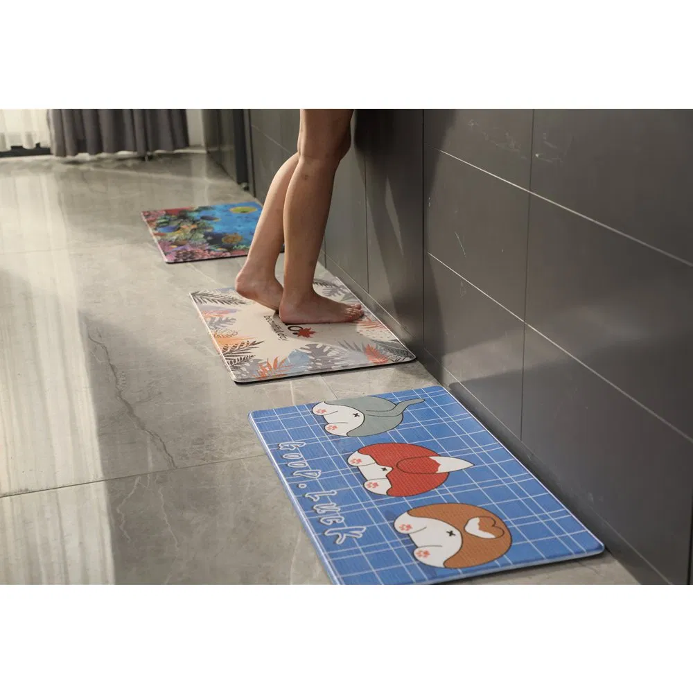 China Factory Supply Non Slip Rug Anti Fatigue Washable Kitchen Floor Mat