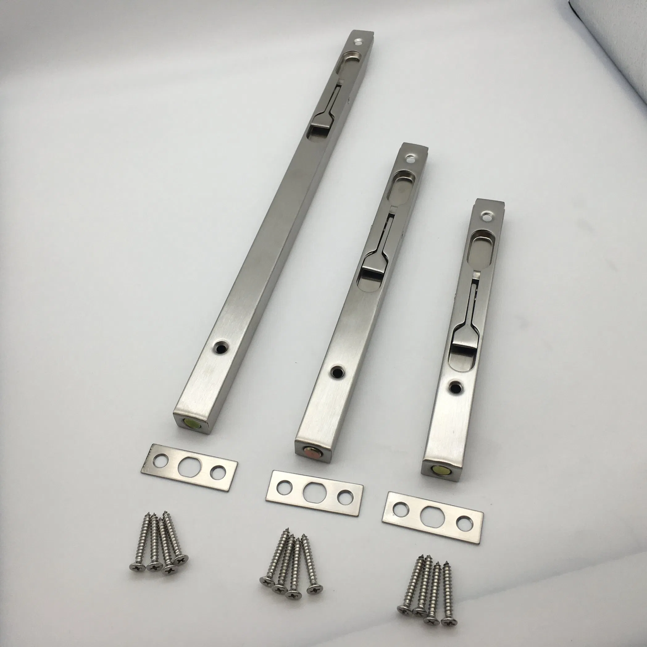 Stainless Steel Flush Bolt with Bolt Work on One Side and Folding Lever