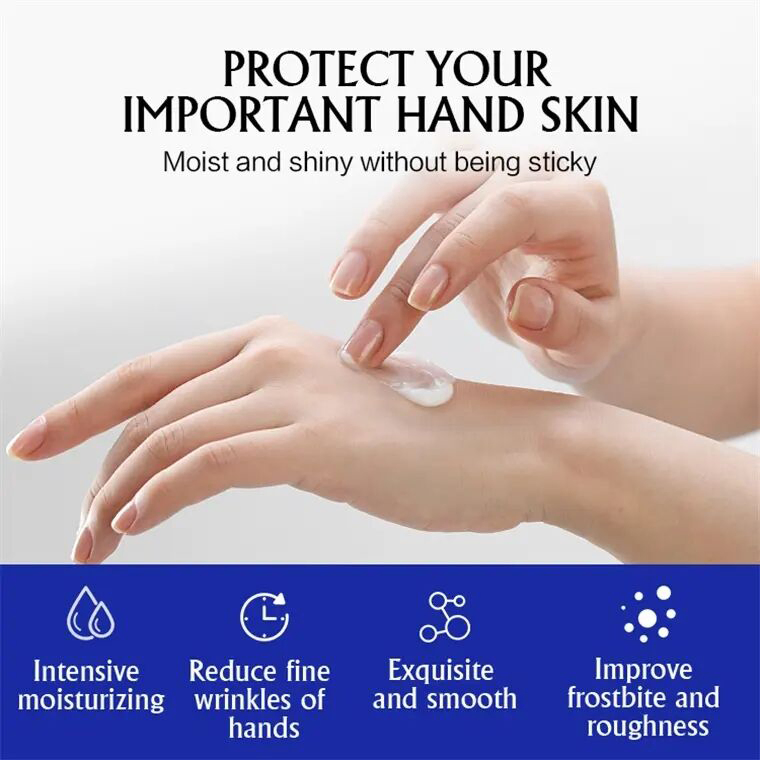 Liru Wholesale Fragrance Aloe Vera Whitening Hand Cream Anti-Wrinkle Nourishing Lotion 80ml