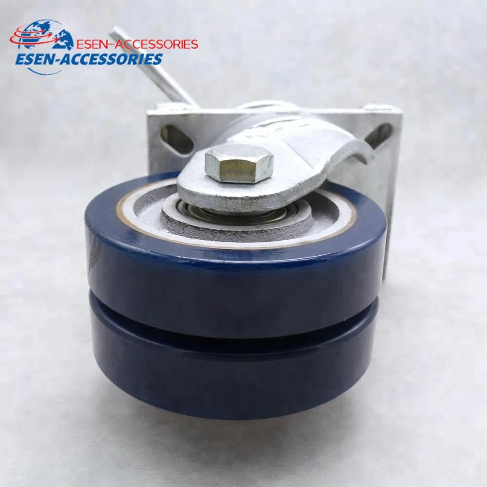 Heavy-Duty Double Wheel Caster for Shipping Containers, 6 Inch