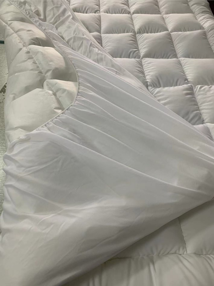 Hot Selling Cheapest Square Quilting Microfiber Mattress Protector