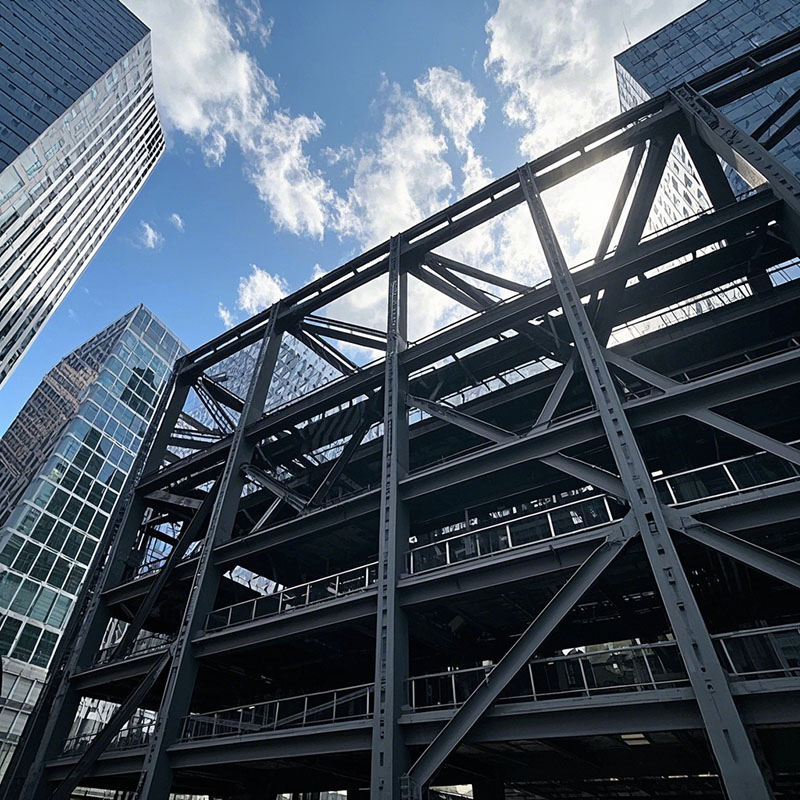 Prefabricated Steel Structure Garage Parking Lot with Energy Conservation and Environmental Protection Features