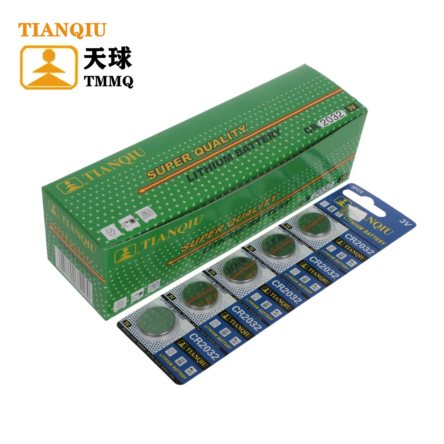 Tianqiu Cr2032 Lithium 3V Button Cell Dry Battery Cr2025 Cr2016 Cr1620 Cr1632