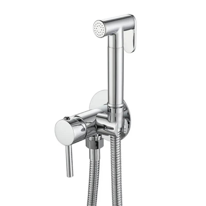 Washer Brushed Gold Cleaner and Shower Sprayer for Pet Bathroom