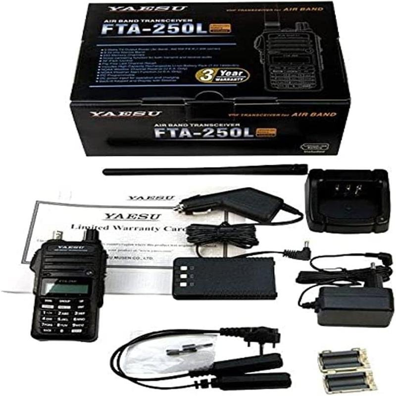 Портативная рация Yaesu FTA-250L для авиадиапазона