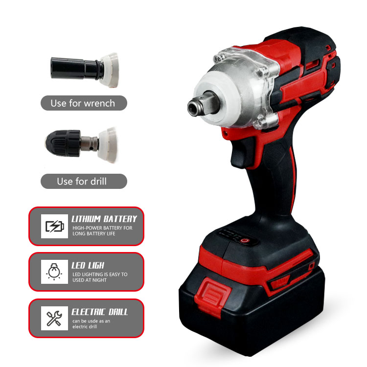 Беспроводной гайковерт Yawi с бесщеточным мотором, 320 Нм