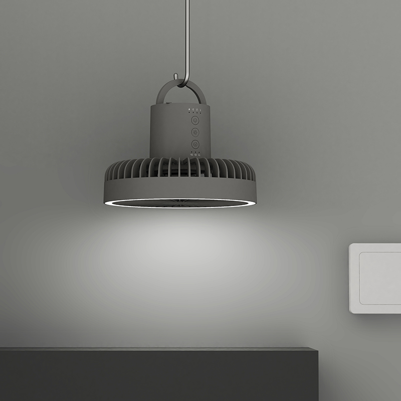 New Arrivals Desktop Fan Portable Rechargeable USB Tripod Fan Powerful Air Cooler Stand Ceiling Camping Fan