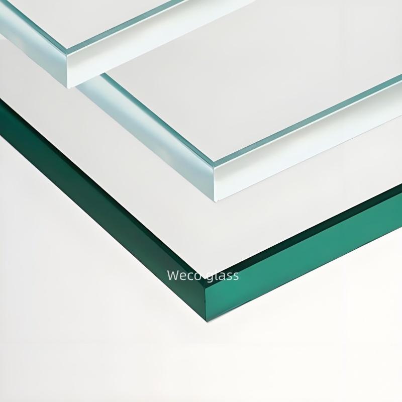 Easy Installation 1830X2440mm Size Toughened Square Clear Tempered Glass for Balustrades