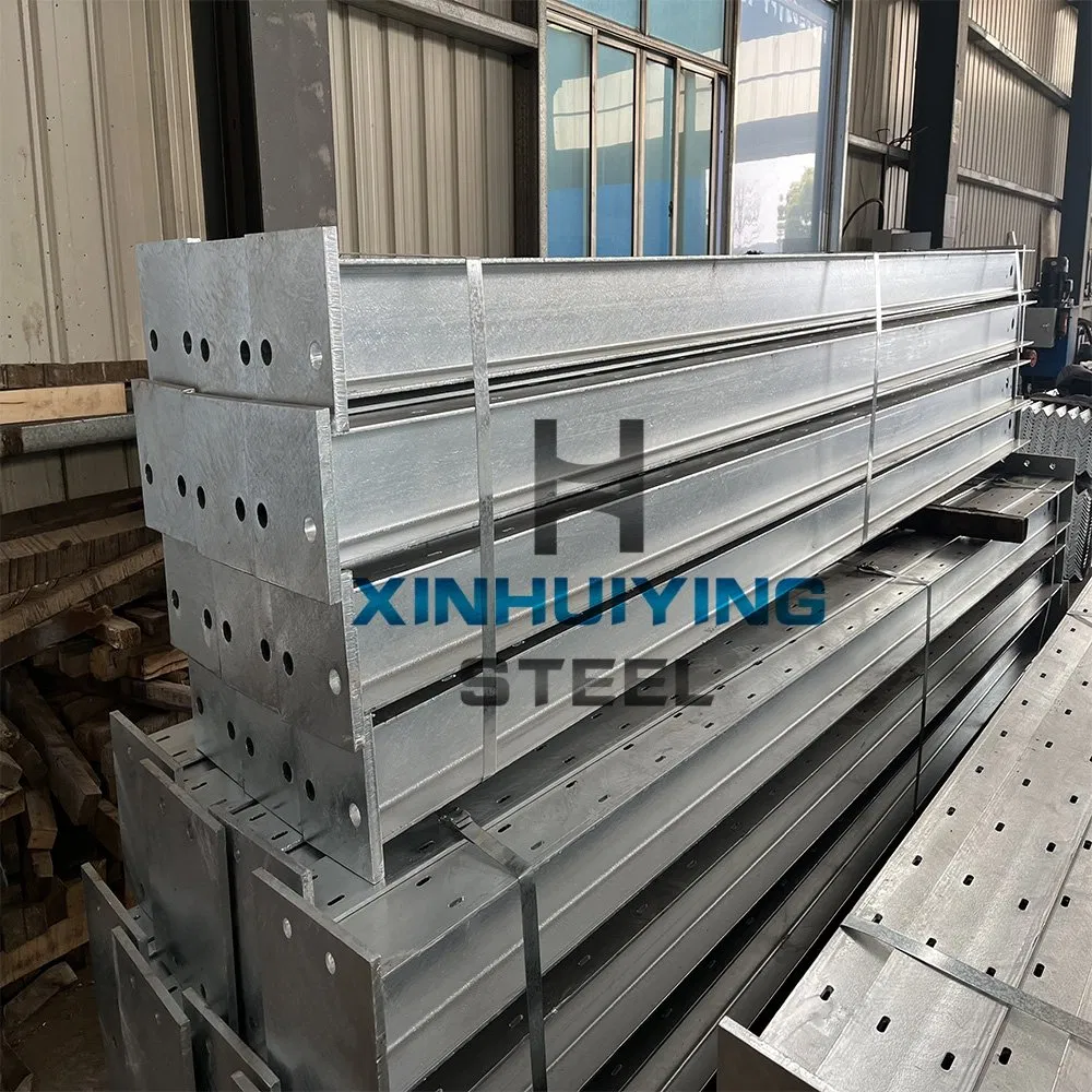 Australia Standard 358 Security Fencing Post Galvanised Welded Steel Post with Rail